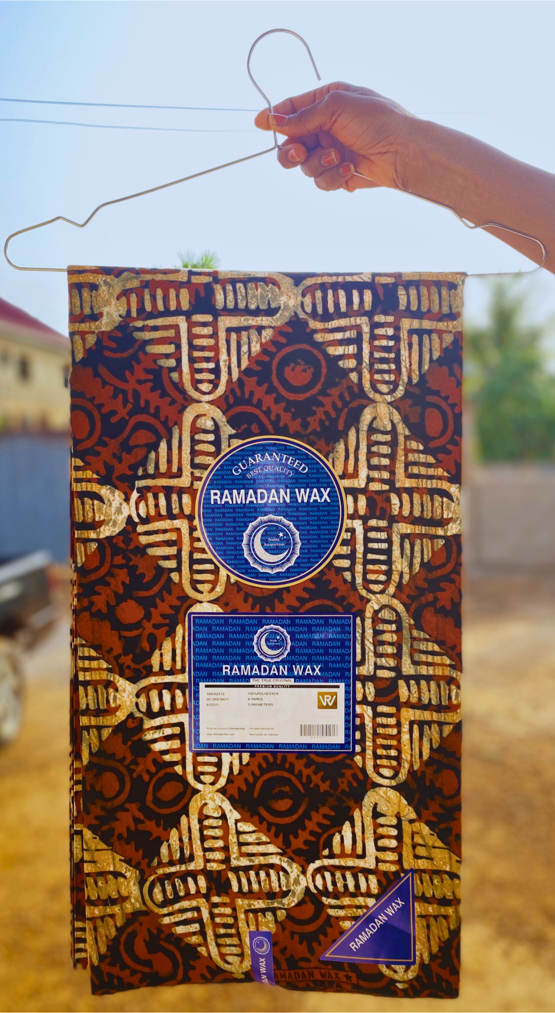 African Print Fabric - 3 Yards