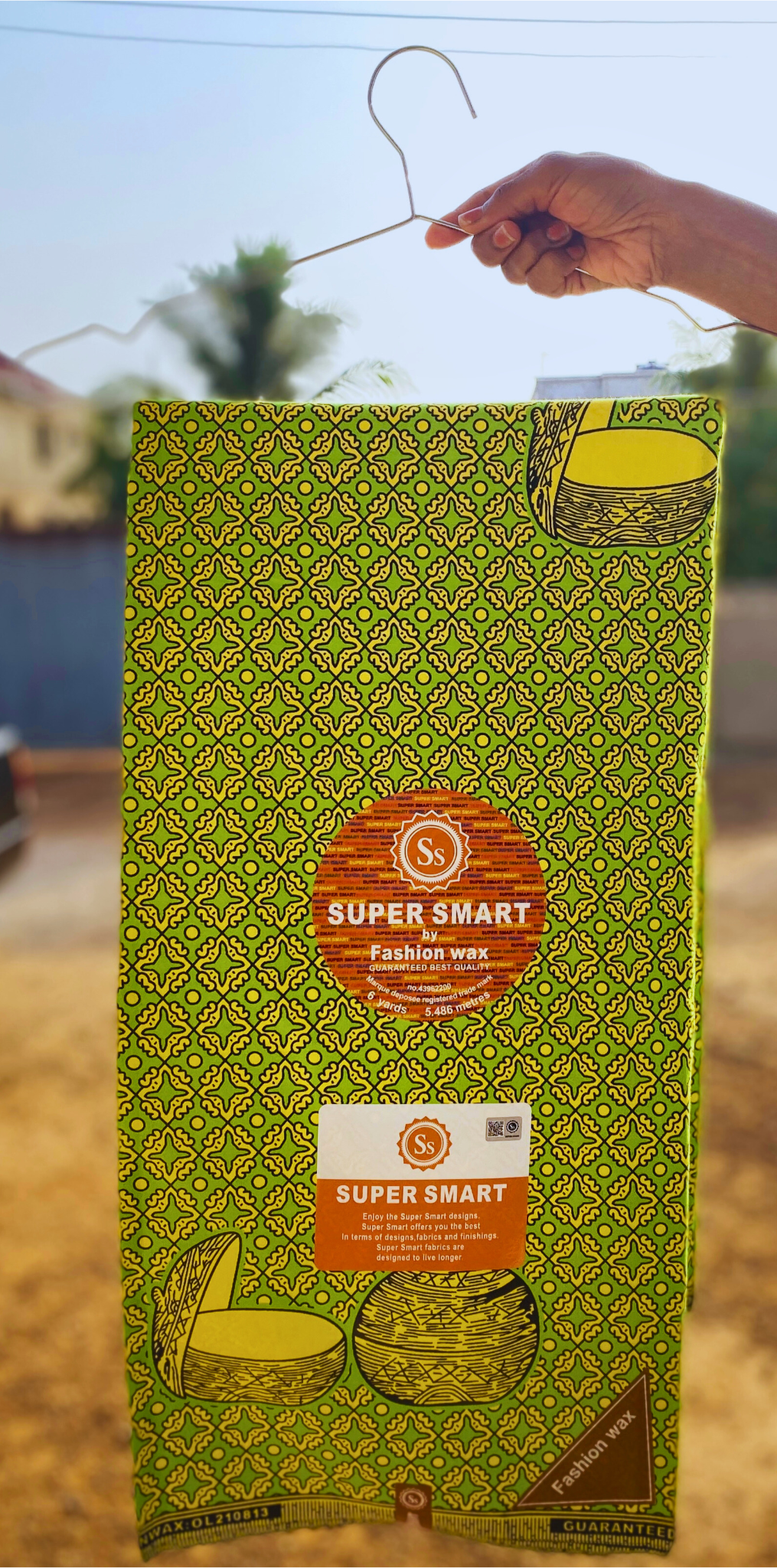 African Print Fabric - 3 Yards