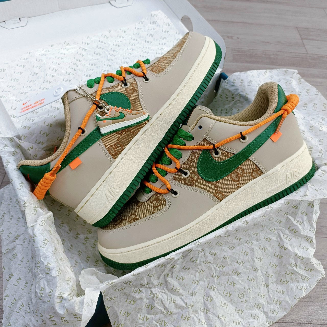 Nike Air Force 1 X Gucci Green
