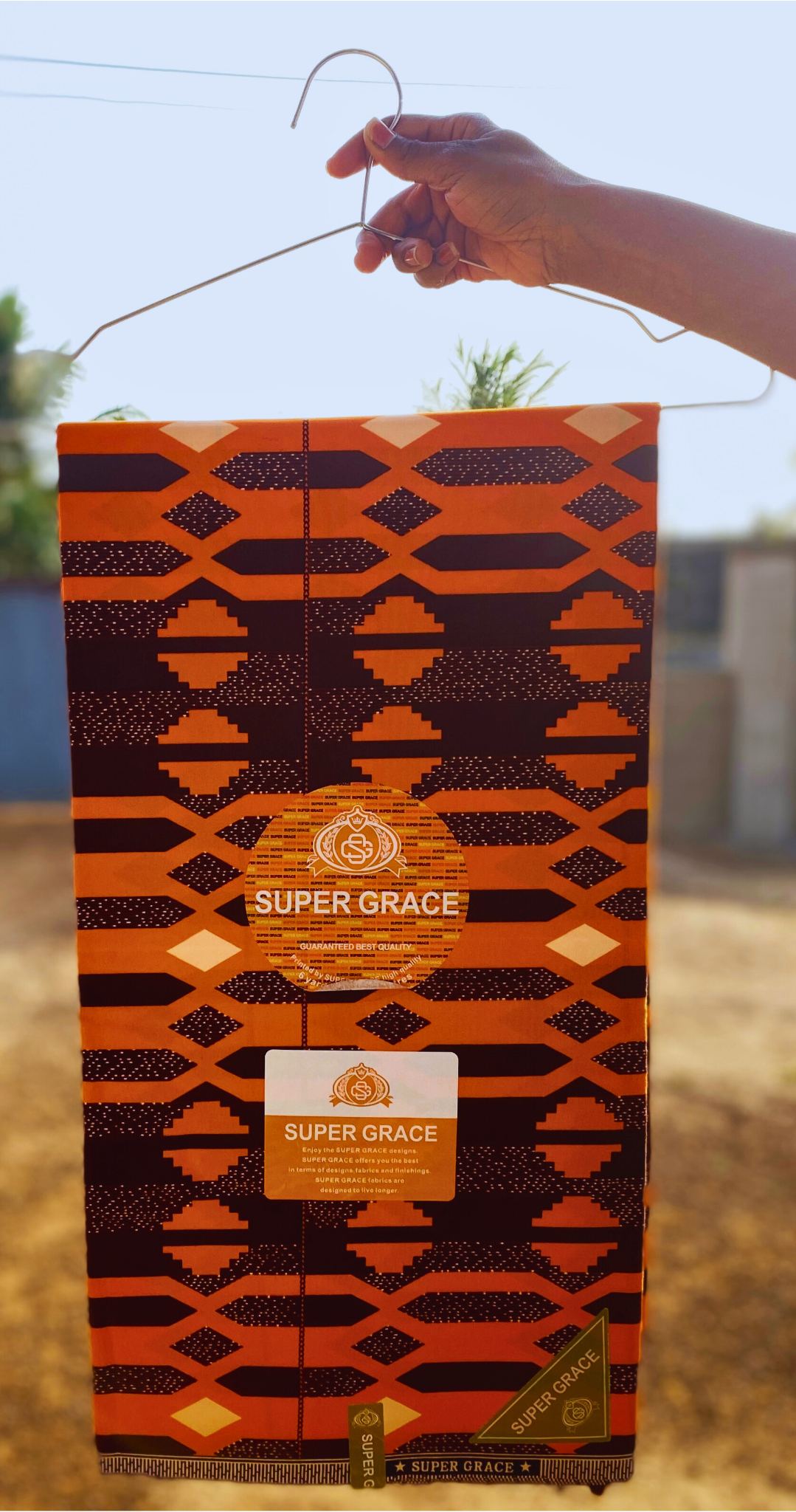 African Print Fabric - 6 Yards