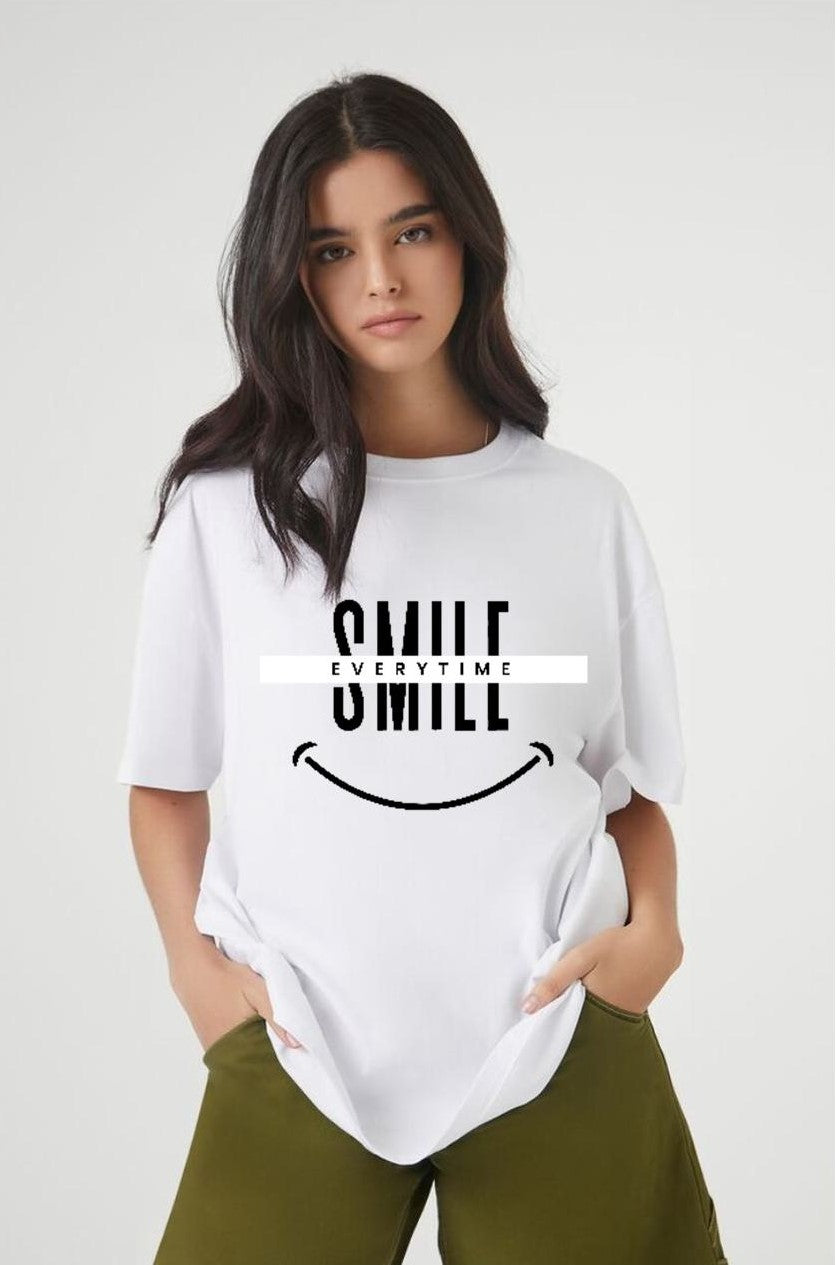 Premium Graphic T-Shirt - Smile