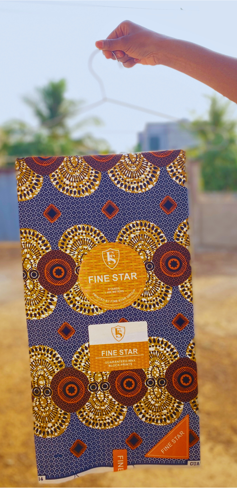 African Print Fabric - 3 Yards