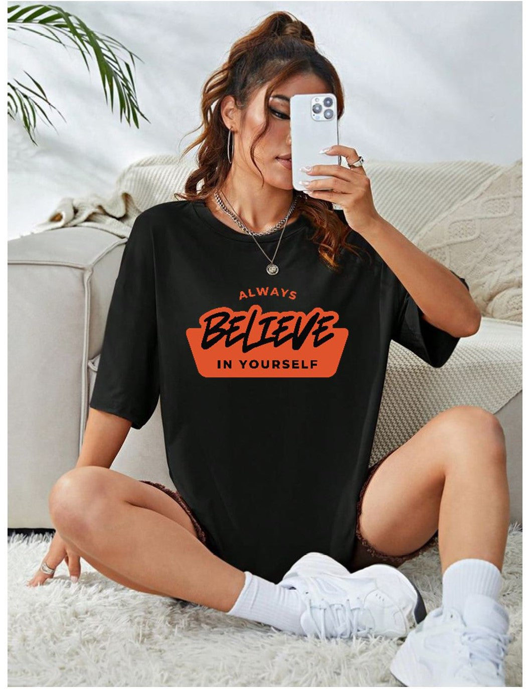 High-Quality Printed Tee - Believe