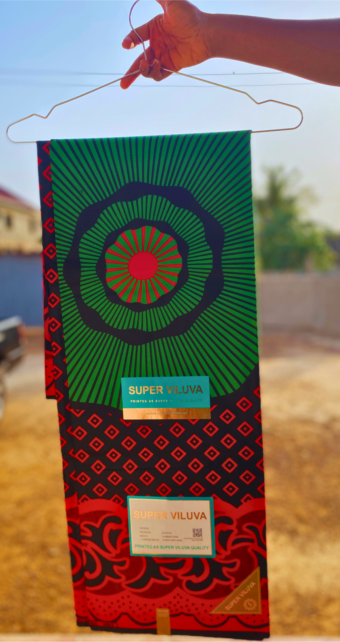 African Print Fabric - 6 Yards