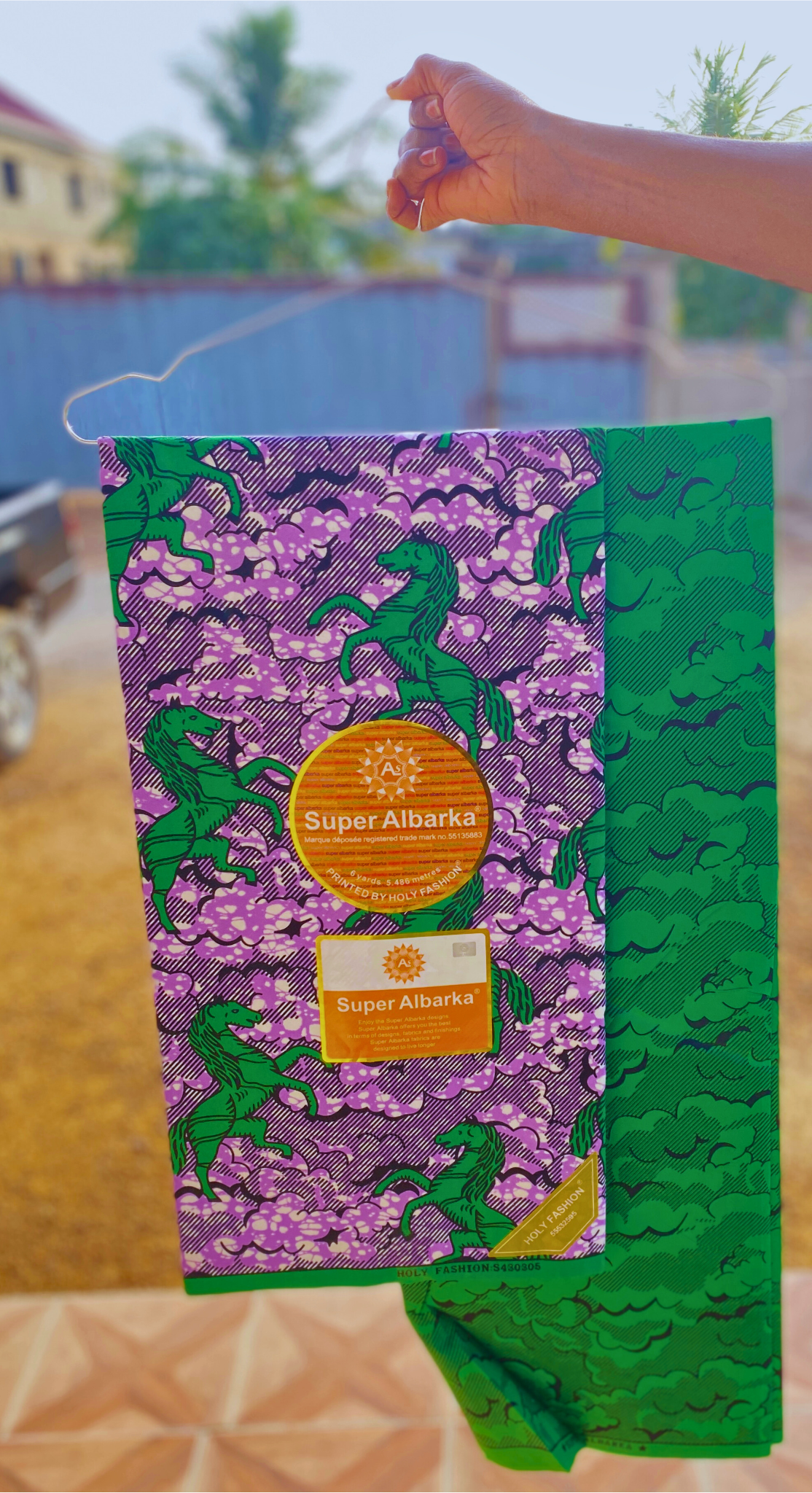 African Print Fabric - 6 Yards