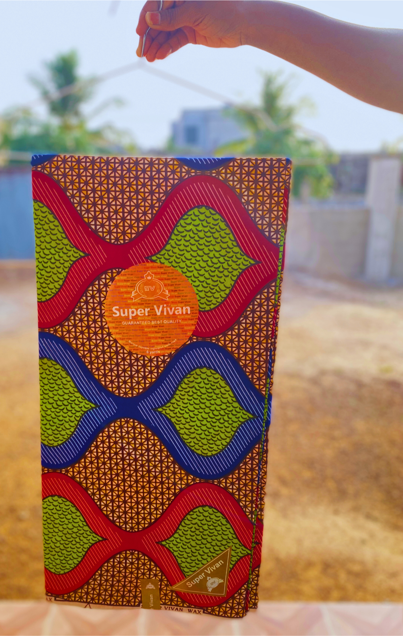 African Print Fabric - 6 Yards