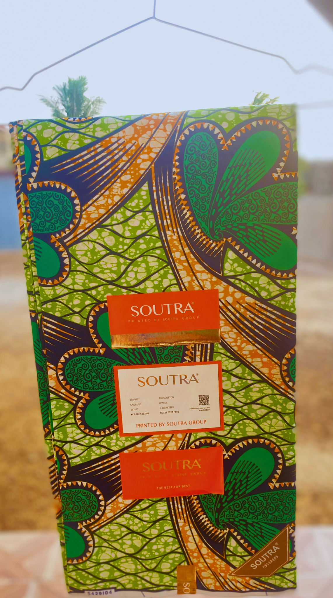 African Print Fabric - 6 Yards