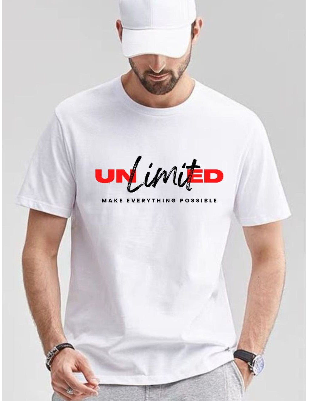 High-Quality Printed Tee - Unlimited