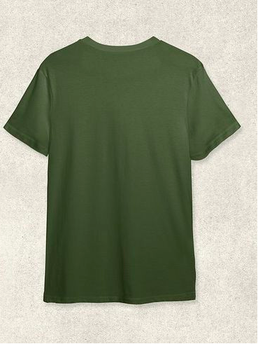 Plain T-Shirt - Army Green