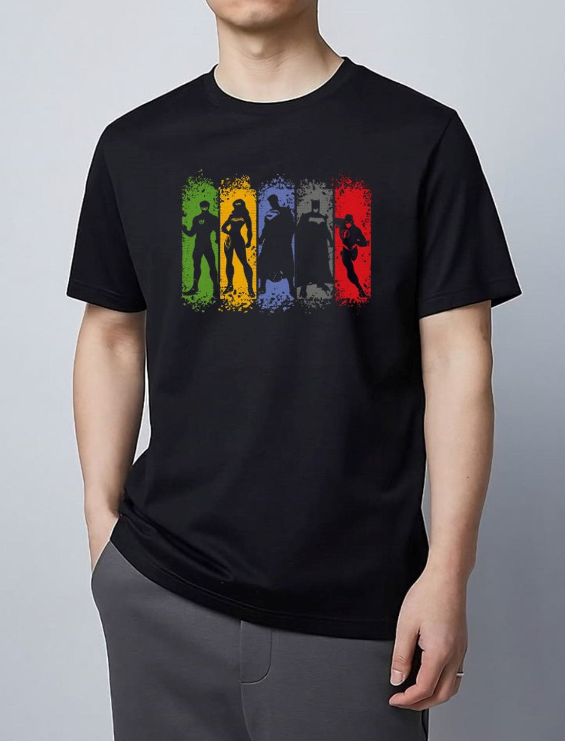 High-Quality Printed Tee - Justice League