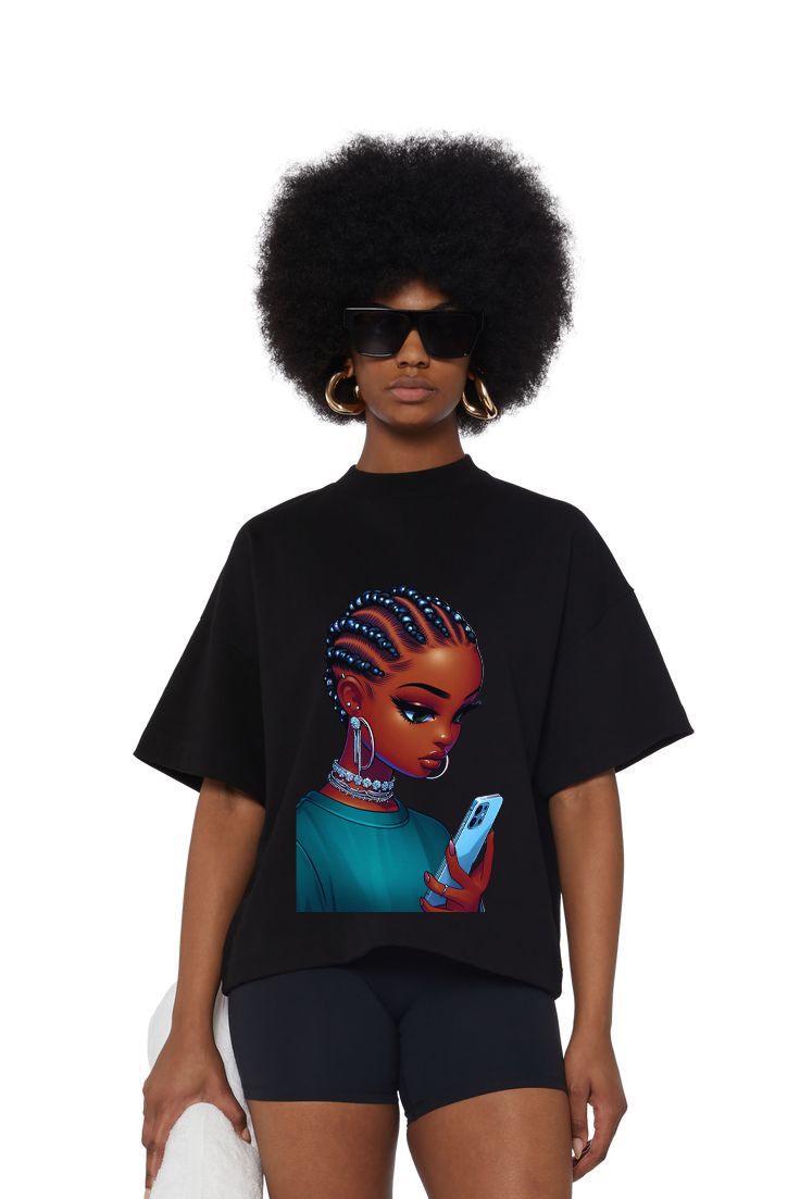230 GSM Black T-shirt