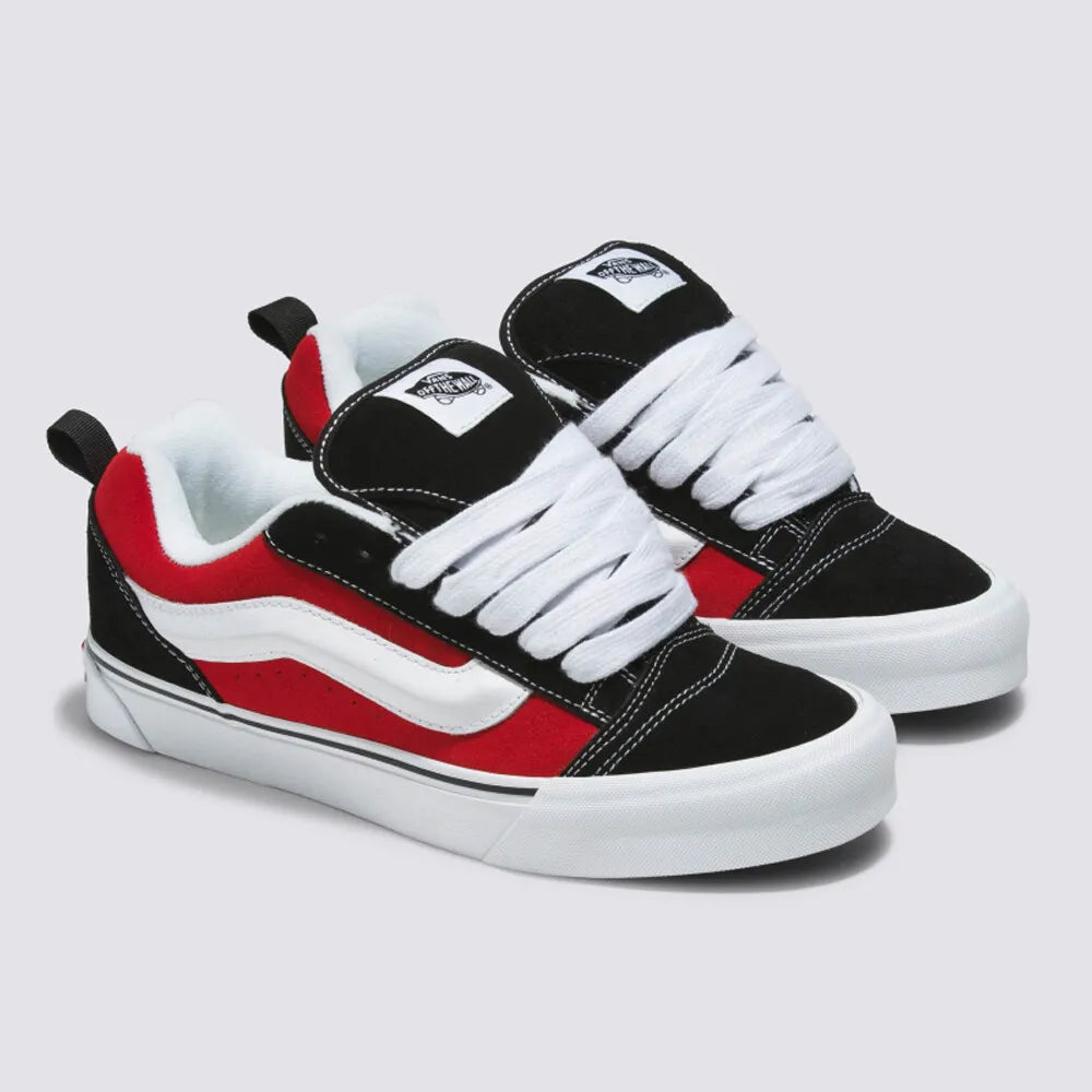 Vans Knu Skool Skate Shoes Sneakers Red/True White