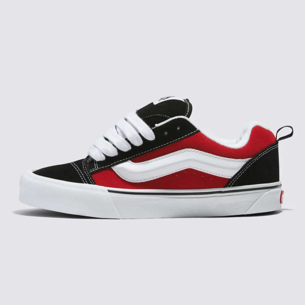 Vans Knu Skool Skate Shoes Sneakers Red/True White