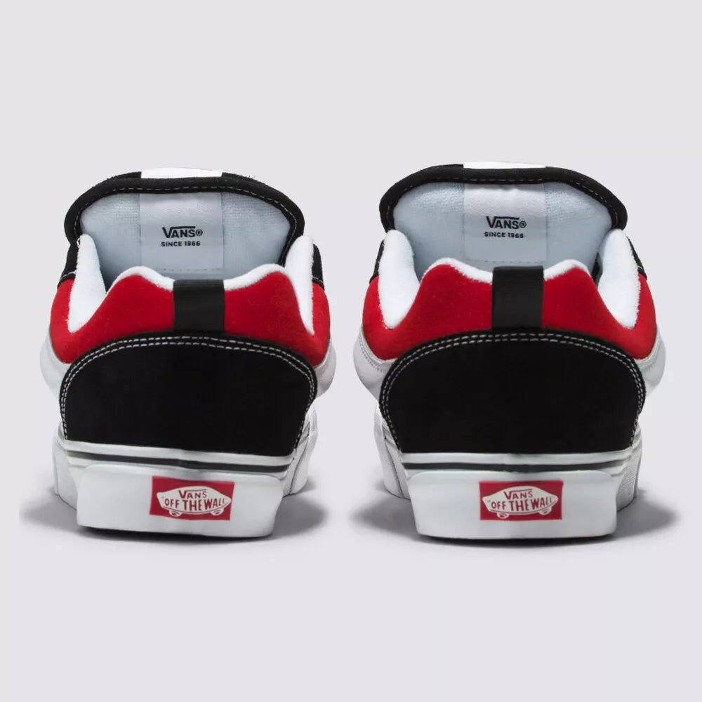 Vans Knu Skool Skate Shoes Sneakers Red/True White