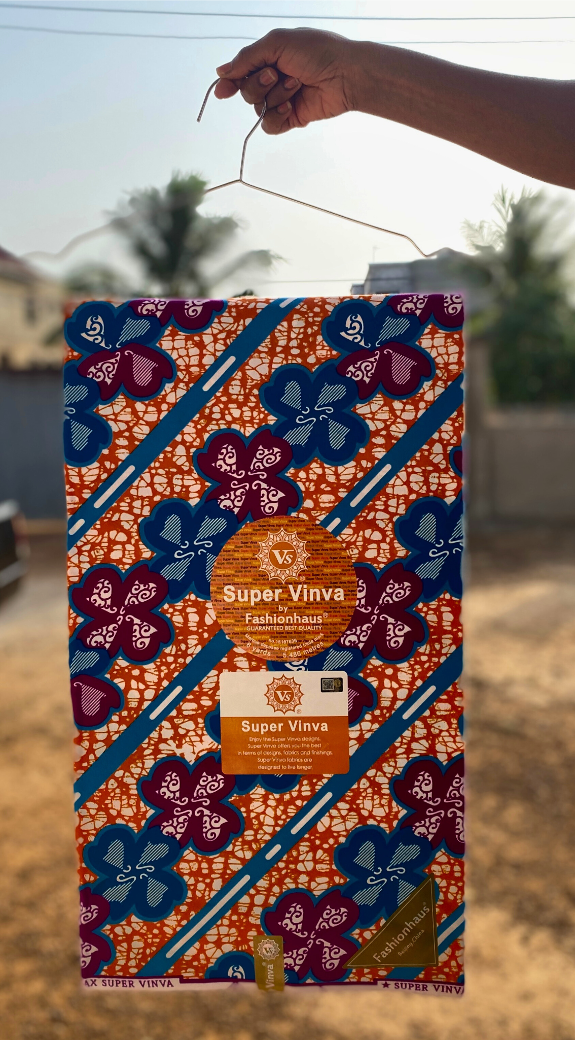 African Print Fabric - 6 Yards