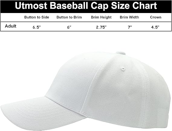 Unisex Baseball Cap - White