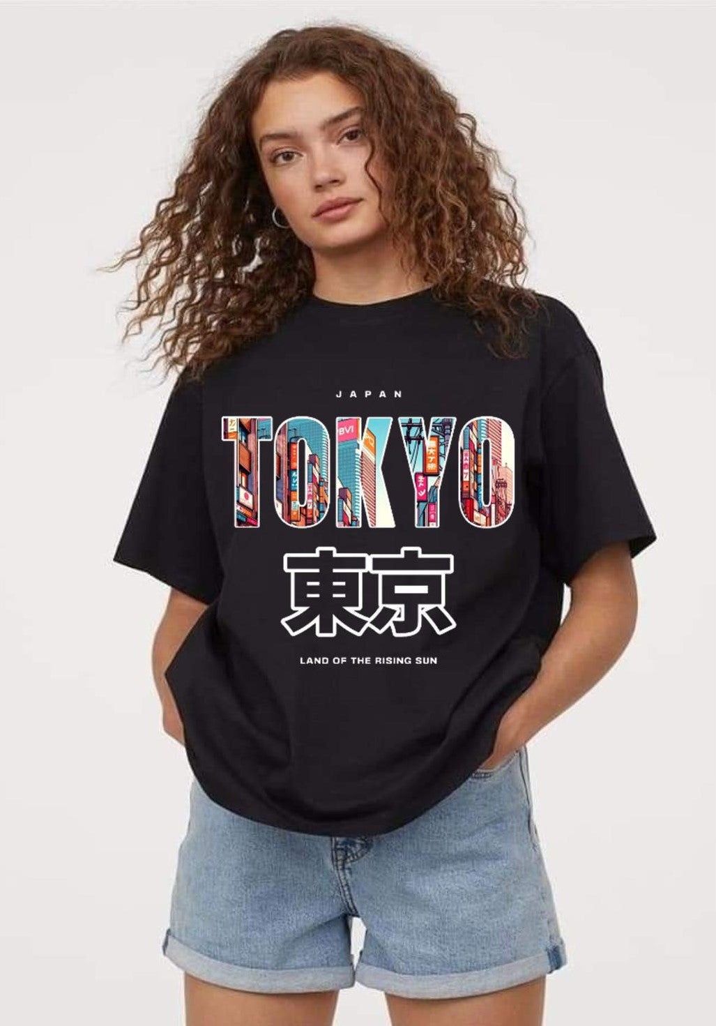 High-Quality Printed Tee - Tokyo