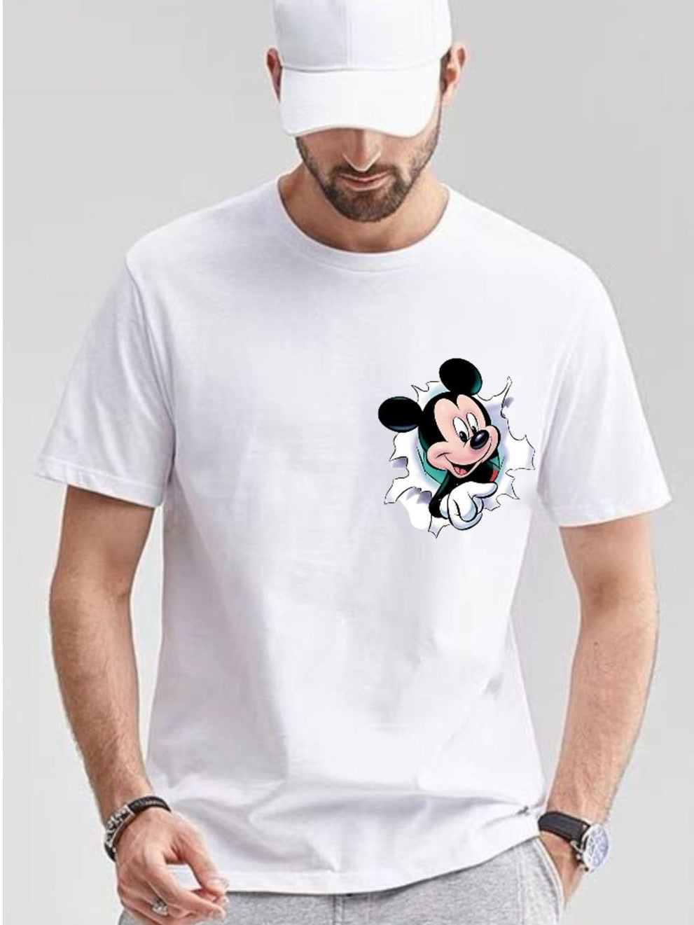 High-Quality Printed Tee - Mickey Mouse