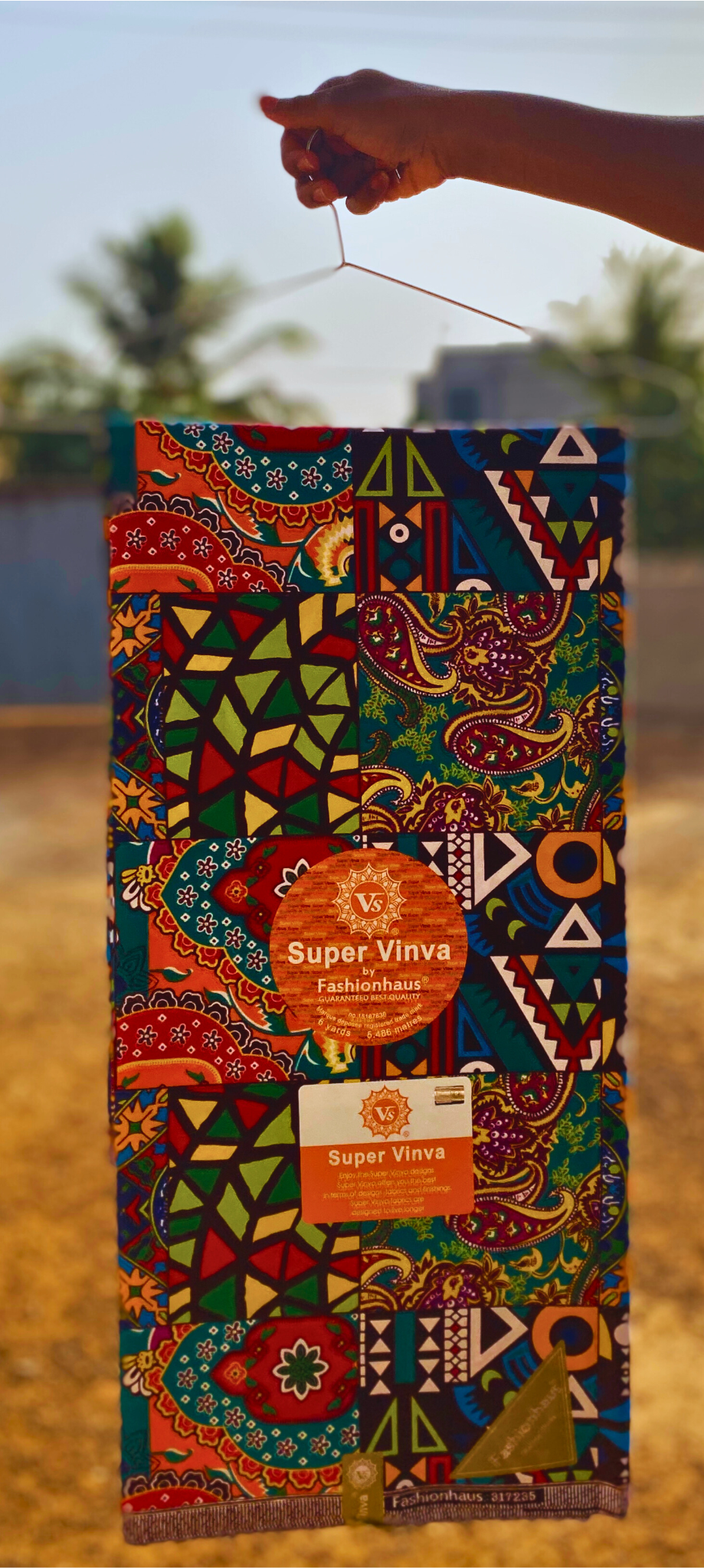 African Print Fabric - 6 Yards