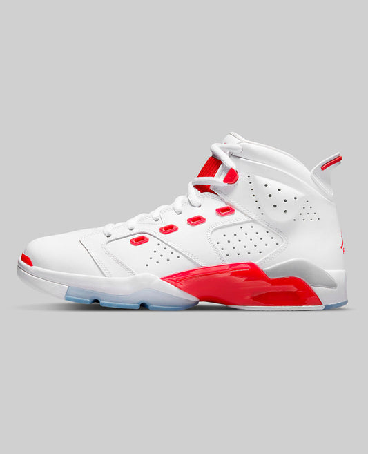 Air Jordan 6-17-23 "Fire Red" White GS