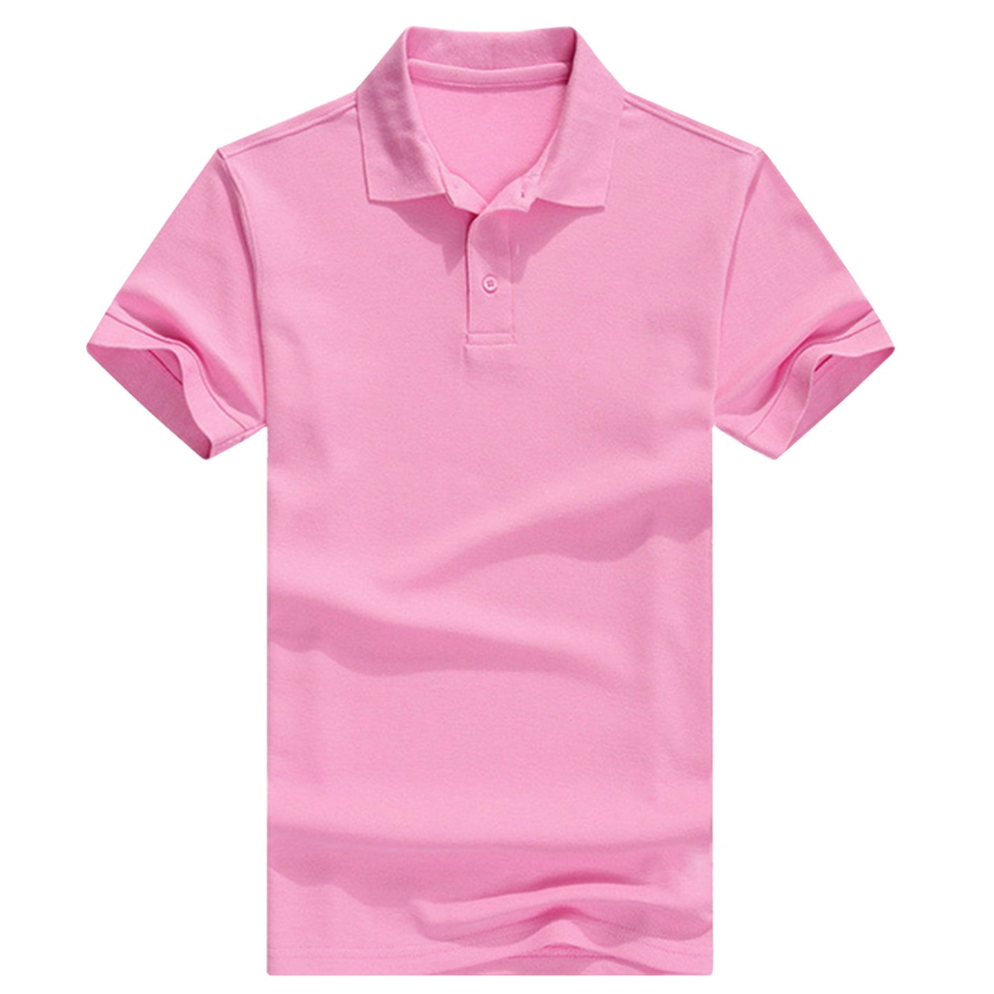 Men's Regular-Fit Cotton Short Sleeve - Casual Plain Polo