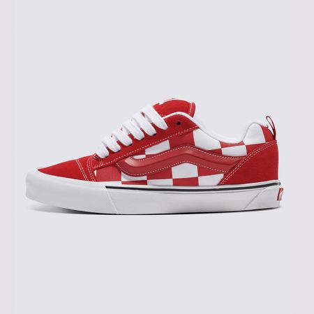 Vans Knu Skool Checkerboard Red Classic Shoes