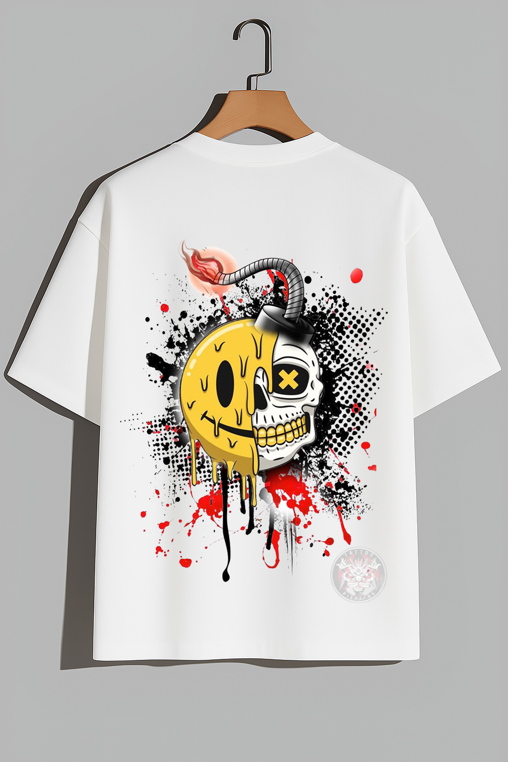 230 GSM Customized White T-Shirt