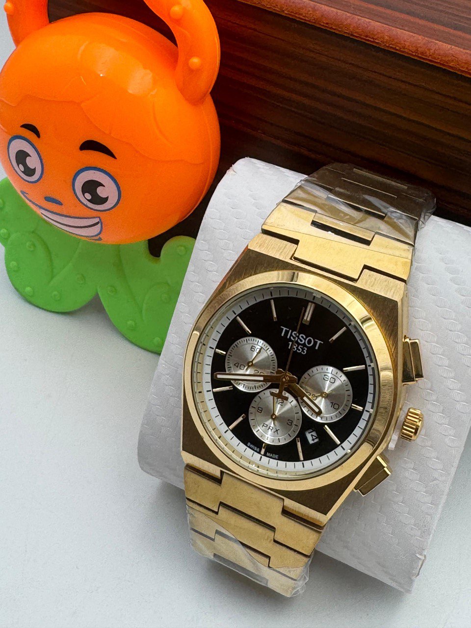 Tissot Steel Watch - Gold