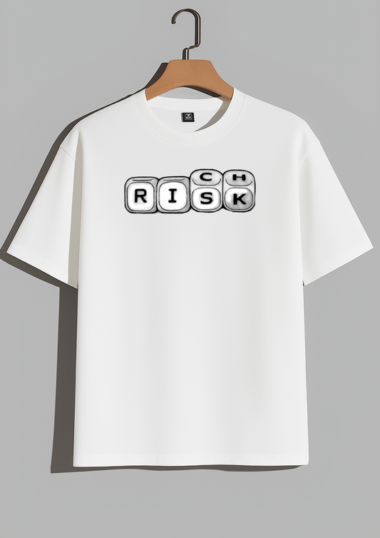 230 GSM Customized "Rich/Risk" T-Shirt