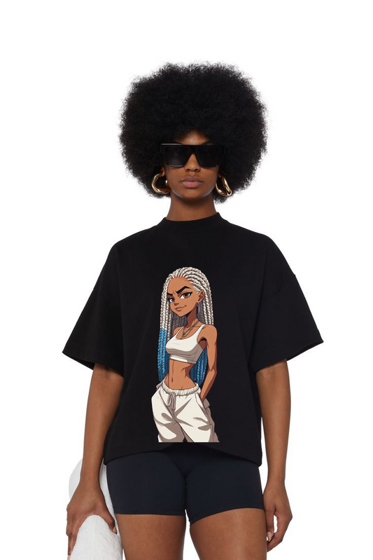 230 GSM Black T-shirt