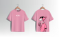 Pink Panther Graphic T-Shirt 230 GSM