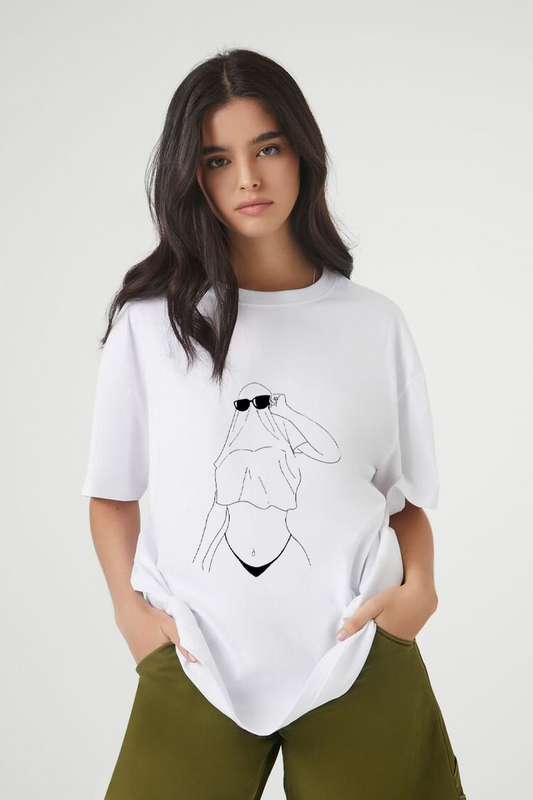 230 GSM White T-shirt