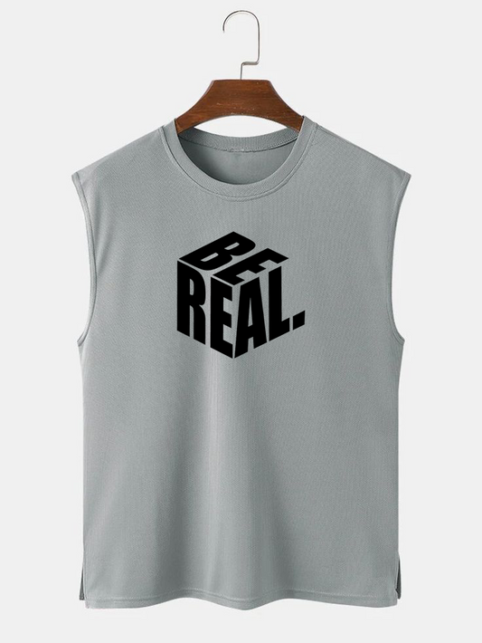 Be Real Tank Top - Gray