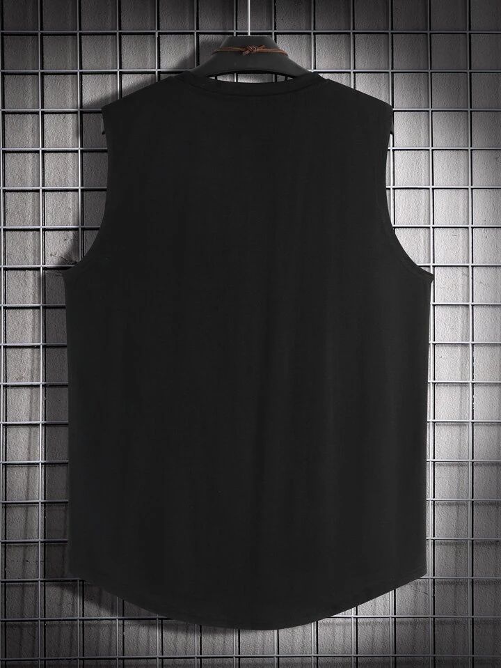 Just Do It Tank Top - Black