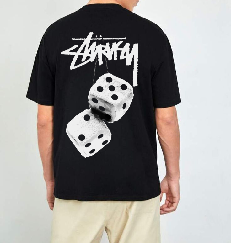 230 GSM Customized "ACE" Black T-Shirt
