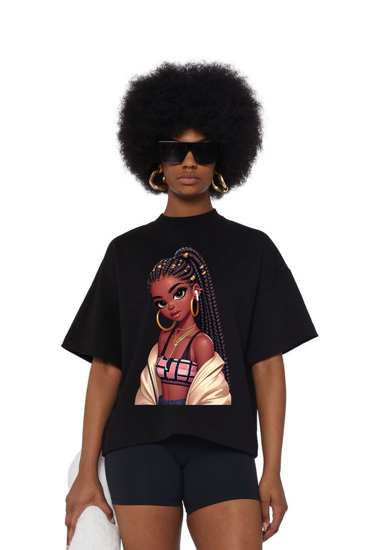 230 GSM Black T-shirt
