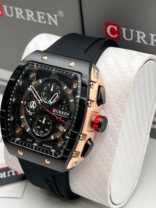 CURREN Chronograph Watch - Black