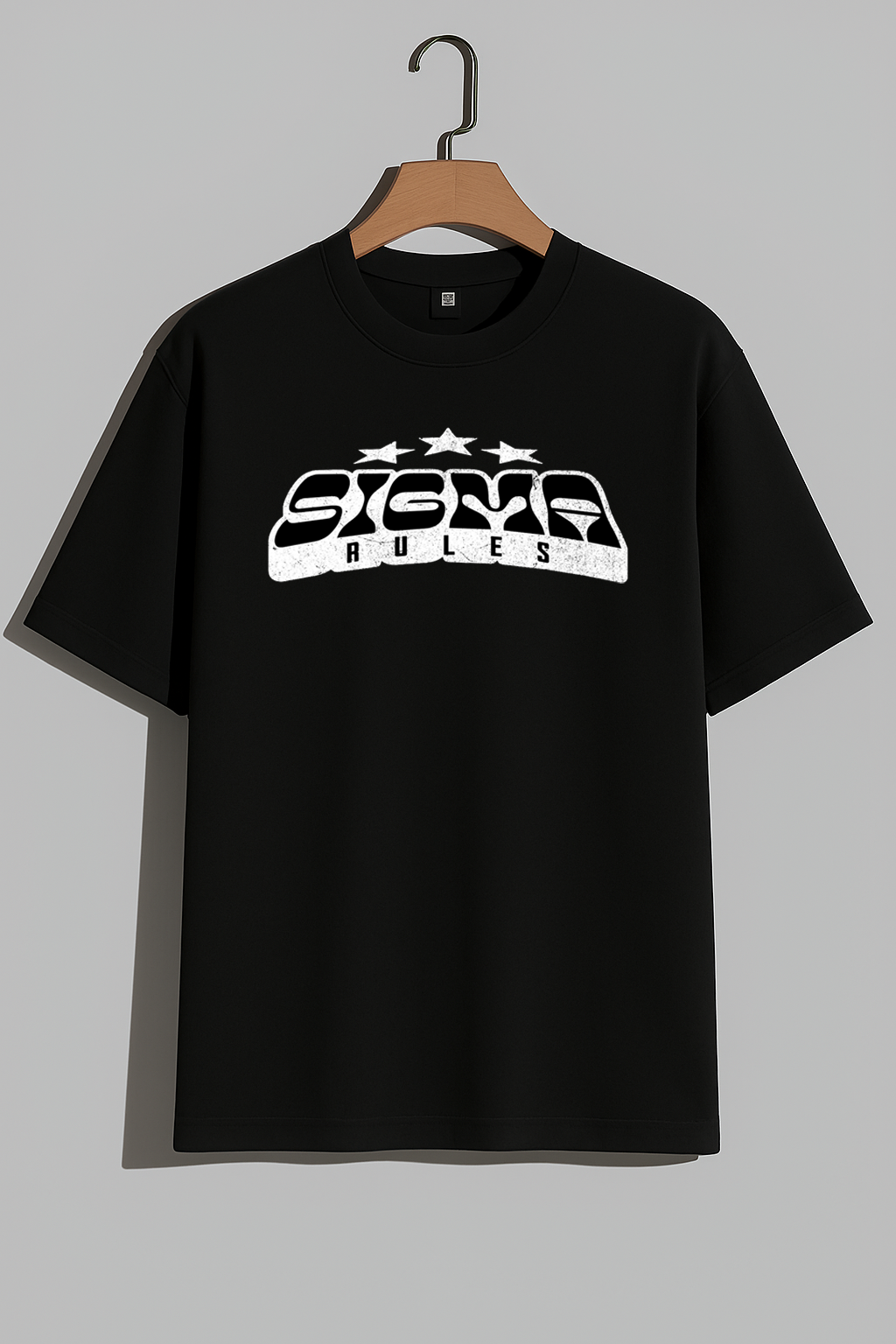 230 GSM Black SIGMA T-Shirt