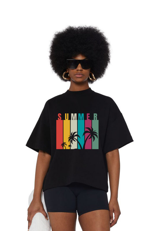 230 GSM Black T-shirt