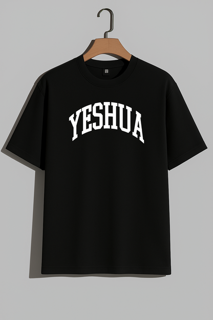 230 GSM Black "Yeshua" T-Shirt